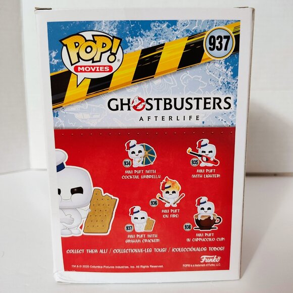 Pop! Movies - Ghostbusters Afterlife - Mini Puft w/ Graham Cracker #937 - Picture 4 of 8